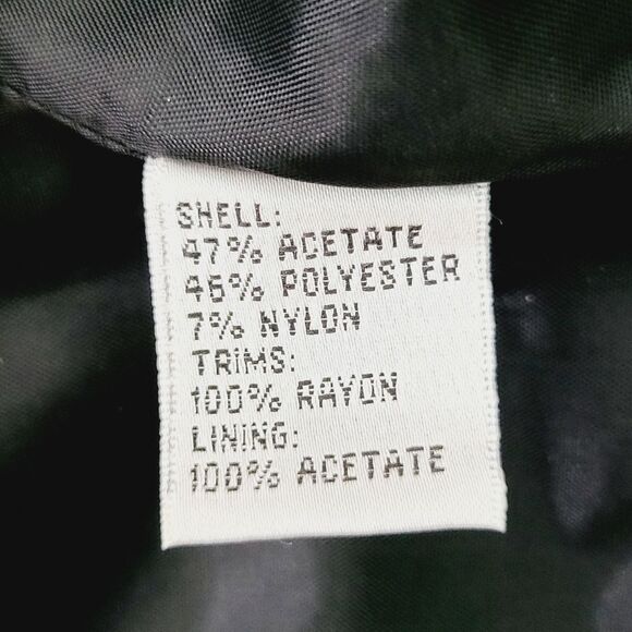 Carmen Marc Volvo Sheath Dress Houndstooth Jaquared Textured Blue Black  Size 10 - Picture 11 of 12